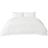 image:imageBedsure 100 Cotton Percale Duvet Cover Queen Luxury Hotel Duvet Cover White Comforter Cover with Embroidery PureWoven Breathable amp Lightweight Bedding Set for All Season 3 Pieces 90x9006  Hotel Striped Jacquard