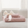 image:imageBedsure Boho Duvet Cover King Size  Rose Pink Tufted Boho Bedding Distressed Vintage Embroidery Bedding for All Seasons 3 Pieces 1 Soft Jacquard King Comforter Cover and 2 Pillow Shams19  Pink No Comforter