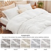 image:imageBedsure Boho Duvet Cover King Size  Rose Pink Tufted Boho Bedding Distressed Vintage Embroidery Bedding for All Seasons 3 Pieces 1 Soft Jacquard King Comforter Cover and 2 Pillow Shams01  White No Comforter