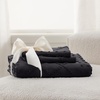 image:imageBedsure Boho Duvet Cover King Size  Rose Pink Tufted Boho Bedding Distressed Vintage Embroidery Bedding for All Seasons 3 Pieces 1 Soft Jacquard King Comforter Cover and 2 Pillow Shams18  Black No Comforter