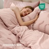 image:imageBedsure Boho Duvet Cover King Size  Rose Pink Tufted Boho Bedding Distressed Vintage Embroidery Bedding for All Seasons 3 Pieces 1 Soft Jacquard King Comforter Cover and 2 Pillow Shams05  Pink  Bowknot Tuftedno Comforter