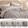 image:imageBedsure Boho Duvet Cover King Size  Rose Pink Tufted Boho Bedding Distressed Vintage Embroidery Bedding for All Seasons 3 Pieces 1 Soft Jacquard King Comforter Cover and 2 Pillow Shams04  Linen No Comforter