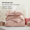 image:imageBedsure Boho Duvet Cover King Size  Rose Pink Tufted Boho Bedding Distressed Vintage Embroidery Bedding for All Seasons 3 Pieces 1 Soft Jacquard King Comforter Cover and 2 Pillow Shams05  Pink  Bowknot Tuftedno Comforter