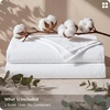image:imageBedsure Duvet Cover Queen Size  100 Washed Cotton LinenLike Minimalist Bedding  PureWoven Plain Soft Comforter Cover for All Seasons 1 Duvet Cover Only Olive Green 90 x 9006  Bright White Duvet Cover Only