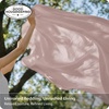 image:imageBedsure Duvet Cover Queen Size  100 Washed Cotton LinenLike Minimalist Bedding  PureWoven Plain Soft Comforter Cover for All Seasons 1 Duvet Cover Only Olive Green 90 x 9007  Petal Pink Duvet Cover Only