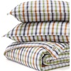 image:imageBedsure Floral Duvet Cover King Size  100 Cotton Reversible Entwined Vines Pattern Duvet Cover Set 3 Pieces Soft amp Breathable PureWoven Bedding Set with 2 Pillow Shams Linen Vines 104x9015  Warm Gingham No Comforter