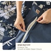 image:imageBedsure Floral Duvet Cover King Size  100 Cotton Reversible Entwined Vines Pattern Duvet Cover Set 3 Pieces Soft amp Breathable PureWoven Bedding Set with 2 Pillow Shams Linen Vines 104x9018  Vintage Navy Floral No Comforter