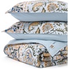 image:imageBedsure Floral Duvet Cover King Size  100 Cotton Reversible Entwined Vines Pattern Duvet Cover Set 3 Pieces Soft amp Breathable PureWoven Bedding Set with 2 Pillow Shams Linen Vines 104x9001  Vintage Blue Boho No Comforter