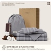 image:imageBedsure Floral Duvet Cover King Size  100 Cotton Reversible Entwined Vines Pattern Duvet Cover Set 3 Pieces Soft amp Breathable PureWoven Bedding Set with 2 Pillow Shams Linen Vines 104x9007  Grey Stripes No Comforter