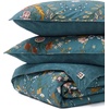 image:imageBedsure Floral Duvet Cover King Size  100 Cotton Reversible Entwined Vines Pattern Duvet Cover Set 3 Pieces Soft amp Breathable PureWoven Bedding Set with 2 Pillow Shams Linen Vines 104x9016  Vintage Teal Floral No Comforter