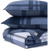 image:imageBedsure Floral Duvet Cover King Size  100 Cotton Reversible Entwined Vines Pattern Duvet Cover Set 3 Pieces Soft amp Breathable PureWoven Bedding Set with 2 Pillow Shams Linen Vines 104x9014  Navy Buffalo Plaid No Comforter