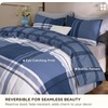 image:imageBedsure Floral Duvet Cover King Size  100 Cotton Reversible Entwined Vines Pattern Duvet Cover Set 3 Pieces Soft amp Breathable PureWoven Bedding Set with 2 Pillow Shams Linen Vines 104x9014  Navy Buffalo Plaid No Comforter