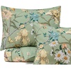 image:imageBedsure Floral Duvet Cover King Size  100 Cotton Reversible Entwined Vines Pattern Duvet Cover Set 3 Pieces Soft amp Breathable PureWoven Bedding Set with 2 Pillow Shams Linen Vines 104x9006  Green Garden No Comforter