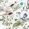 image:imageBedsure Floral Duvet Cover King Size  100 Cotton Reversible Entwined Vines Pattern Duvet Cover Set 3 Pieces Soft amp Breathable PureWoven Bedding Set with 2 Pillow Shams Linen Vines 104x9018  Green No Comforter