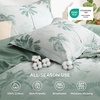 image:imageBedsure Floral Duvet Cover King Size  100 Cotton Reversible Entwined Vines Pattern Duvet Cover Set 3 Pieces Soft amp Breathable PureWoven Bedding Set with 2 Pillow Shams Linen Vines 104x9019  Green Milieu No Comforter