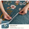 image:imageBedsure Floral Duvet Cover King Size  100 Cotton Reversible Entwined Vines Pattern Duvet Cover Set 3 Pieces Soft amp Breathable PureWoven Bedding Set with 2 Pillow Shams Linen Vines 104x9016  Vintage Teal Floral No Comforter