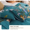 image:imageBedsure Floral Duvet Cover King Size  100 Cotton Reversible Entwined Vines Pattern Duvet Cover Set 3 Pieces Soft amp Breathable PureWoven Bedding Set with 2 Pillow Shams Linen Vines 104x9017  Floral  Bird No Comforter