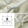 image:imageBedsure Floral Duvet Cover King Size  100 Cotton Reversible Entwined Vines Pattern Duvet Cover Set 3 Pieces Soft amp Breathable PureWoven Bedding Set with 2 Pillow Shams Linen Vines 104x9004  Desert Sage No Comforter