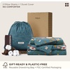 image:imageBedsure Floral Duvet Cover King Size  100 Cotton Reversible Entwined Vines Pattern Duvet Cover Set 3 Pieces Soft amp Breathable PureWoven Bedding Set with 2 Pillow Shams Linen Vines 104x9016  Vintage Teal Floral No Comforter