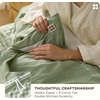 image:imageBedsure Floral Duvet Cover King Size  100 Cotton Reversible Entwined Vines Pattern Duvet Cover Set 3 Pieces Soft amp Breathable PureWoven Bedding Set with 2 Pillow Shams Linen Vines 104x9012  Sage Green Gingham No Comforter