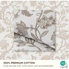 image:imageBedsure Floral Duvet Cover King Size  100 Cotton Reversible Entwined Vines Pattern Duvet Cover Set 3 Pieces Soft amp Breathable PureWoven Bedding Set with 2 Pillow Shams Linen Vines 104x9002  Linen Vines No Comforter