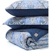 image:imageBedsure Floral Duvet Cover King Size  100 Cotton Reversible Entwined Vines Pattern Duvet Cover Set 3 Pieces Soft amp Breathable PureWoven Bedding Set with 2 Pillow Shams Linen Vines 104x9003  Blue Paisley No Comforter