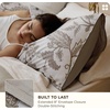 image:imageBedsure Floral Duvet Cover King Size  100 Cotton Reversible Entwined Vines Pattern Duvet Cover Set 3 Pieces Soft amp Breathable PureWoven Bedding Set with 2 Pillow Shams Linen Vines 104x9002  Linen Vines No Comforter