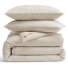 image:imageBedsure Muslin Duvet Cover Queen Size  100 Cotton 3Layer Gauze Duvet Cover PureWoven UltraSoft amp Breathable Bedding Set with Zipper Closure and 8 Corner Ties Linen Queen 90x9001  3layer Gauze  Linenno Comforter