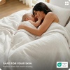 image:imageBedsure Muslin Duvet Cover Queen Size  100 Cotton 3Layer Gauze Duvet Cover PureWoven UltraSoft amp Breathable Bedding Set with Zipper Closure and 8 Corner Ties Linen Queen 90x9003  3layer Gauze  Bright Whiteno Comforter