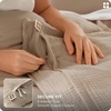 image:imageBedsure Muslin Duvet Cover Queen Size  100 Cotton 3Layer Gauze Duvet Cover PureWoven UltraSoft amp Breathable Bedding Set with Zipper Closure and 8 Corner Ties Linen Queen 90x9004  3layer Gauze  Light Brownno Comforter