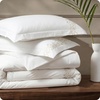 image:imageBedsure 100 Cotton Percale Duvet Cover Queen Luxury Hotel Duvet Cover White Comforter Cover with Embroidery PureWoven Breathable amp Lightweight Bedding Set for All Season 3 Pieces 90x9008  Hotel Curly Frame