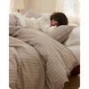 08 - Tan/White Stripes (No Comforter)