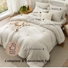 image:imageBedsure Beige Bed Set Queen Size Soft Bed in a Bag 7 Pieces Alternative Comforter Set for All Seasons Breathable Marshmallow Prewashed Bedding Set with Comforters Sheets Pillowcases amp ShamsBeige