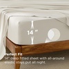 image:imageBedsure Beige Bed Set Queen Size Soft Bed in a Bag 7 Pieces Alternative Comforter Set for All Seasons Breathable Marshmallow Prewashed Bedding Set with Comforters Sheets Pillowcases amp ShamsBeige