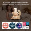 image:imageBedsure Gentlesoft 2in1 Oversized King Comforter Set and Detachable Fluffy Blanket Beige Bedding Set for All Season Use Detachable Design for Space Saving Includes 2 Pillow Shams 2 Pillowcases05  Navy Blue