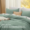 image:imageBedsure King Comforter Set Dark Green Soft Prewashed Bedding for All Seasons 3 Pieces GentleSoft Bed Set 1 Lightweight Comforter 104x90 and 2 Pillowcases 20x3619  Sage Green