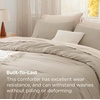 image:imageBedsure King Comforter Set Dark Green Soft Prewashed Bedding for All Seasons 3 Pieces GentleSoft Bed Set 1 Lightweight Comforter 104x90 and 2 Pillowcases 20x3623  Sand