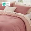 image:imageBedsure King Comforter Set Dark Green Soft Prewashed Bedding for All Seasons 3 Pieces GentleSoft Bed Set 1 Lightweight Comforter 104x90 and 2 Pillowcases 20x3635  Pink ClayPink