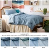 image:imageBedsure King Comforter Set Dark Green Soft Prewashed Bedding for All Seasons 3 Pieces GentleSoft Bed Set 1 Lightweight Comforter 104x90 and 2 Pillowcases 20x3633  Mineral BlueSky