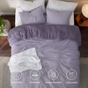 image:imageBedsure King Comforter Set Dark Green Soft Prewashed Bedding for All Seasons 3 Pieces GentleSoft Bed Set 1 Lightweight Comforter 104x90 and 2 Pillowcases 20x3632  Grayish PurpleLavender