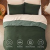 image:imageBedsure King Comforter Set Dark Green Soft Prewashed Bedding for All Seasons 3 Pieces GentleSoft Bed Set 1 Lightweight Comforter 104x90 and 2 Pillowcases 20x3631  Dark Olive GreenGreen