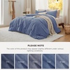 image:imageBedsure King Comforter Set Dark Green Soft Prewashed Bedding for All Seasons 3 Pieces GentleSoft Bed Set 1 Lightweight Comforter 104x90 and 2 Pillowcases 20x3622  Blue