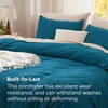 image:imageBedsure King Comforter Set Dark Green Soft Prewashed Bedding for All Seasons 3 Pieces GentleSoft Bed Set 1 Lightweight Comforter 104x90 and 2 Pillowcases 20x3626  Teal