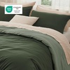 image:imageBedsure King Comforter Set Dark Green Soft Prewashed Bedding for All Seasons 3 Pieces GentleSoft Bed Set 1 Lightweight Comforter 104x90 and 2 Pillowcases 20x3631  Dark Olive GreenGreen