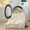 image:imageBedsure King Comforter Set Dark Green Soft Prewashed Bedding for All Seasons 3 Pieces GentleSoft Bed Set 1 Lightweight Comforter 104x90 and 2 Pillowcases 20x3608  Cream