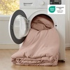 image:imageBedsure King Comforter Set Dark Green Soft Prewashed Bedding for All Seasons 3 Pieces GentleSoft Bed Set 1 Lightweight Comforter 104x90 and 2 Pillowcases 20x3613  Light Pink