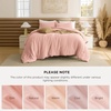 image:imageBedsure King Comforter Set Dark Green Soft Prewashed Bedding for All Seasons 3 Pieces GentleSoft Bed Set 1 Lightweight Comforter 104x90 and 2 Pillowcases 20x3615  Blush Pink