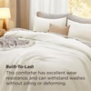 image:imageBedsure King Comforter Set Dark Green Soft Prewashed Bedding for All Seasons 3 Pieces GentleSoft Bed Set 1 Lightweight Comforter 104x90 and 2 Pillowcases 20x3618  Ivory