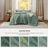 image:imageBedsure King Comforter Set Dark Green Soft Prewashed Bedding for All Seasons 3 Pieces GentleSoft Bed Set 1 Lightweight Comforter 104x90 and 2 Pillowcases 20x3619  Sage Green