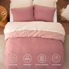 image:imageBedsure King Comforter Set Dark Green Soft Prewashed Bedding for All Seasons 3 Pieces GentleSoft Bed Set 1 Lightweight Comforter 104x90 and 2 Pillowcases 20x3635  Pink ClayPink